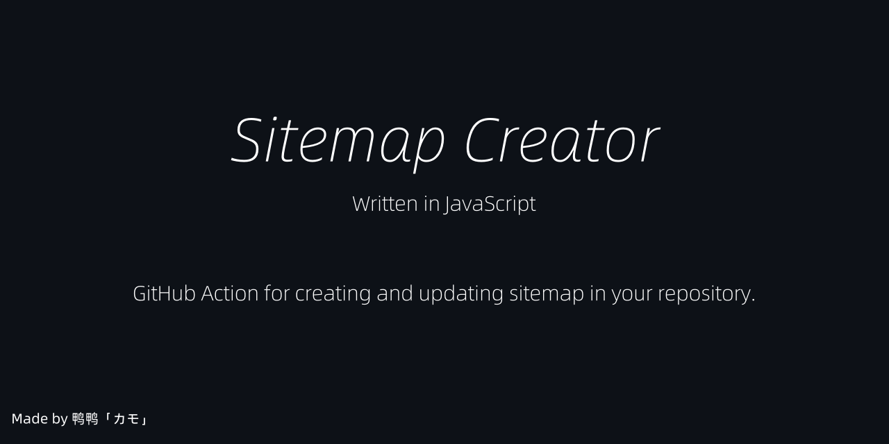 Sitemap Creator 展示图